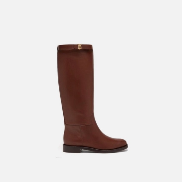 Burberry Redgrave Tall Riding Boots Size 38.5 - Picture 1 of 11